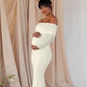 Club L London Maternity Mermaid Dress